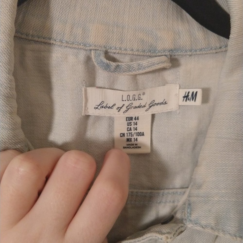 Distressed Jean Jacket - Picture 3 of 3